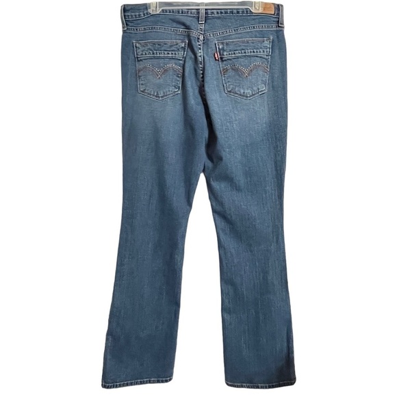 Levi’s 515 Women’s Bootcut Medium Wash Jeans w/ Embellished Pockets Size 10 L/C - Picture 2 of 13